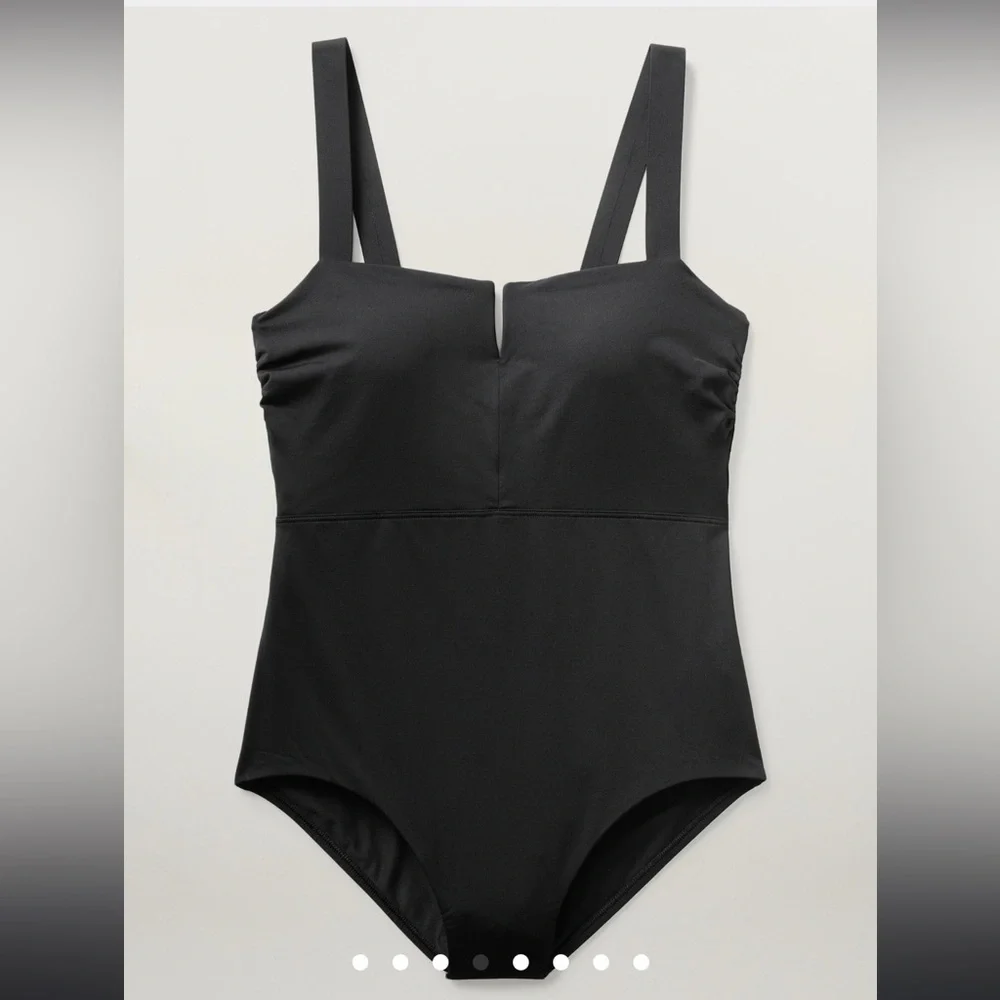 ATHLETA SQUARE NECK V‎ ONE PIECE SWIMSUIT
